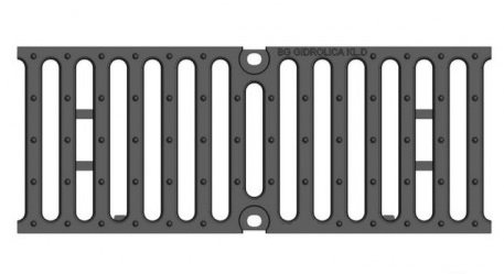 Решетка чугунная щелевая BGF-Z/BGU-Z , DN150, D400